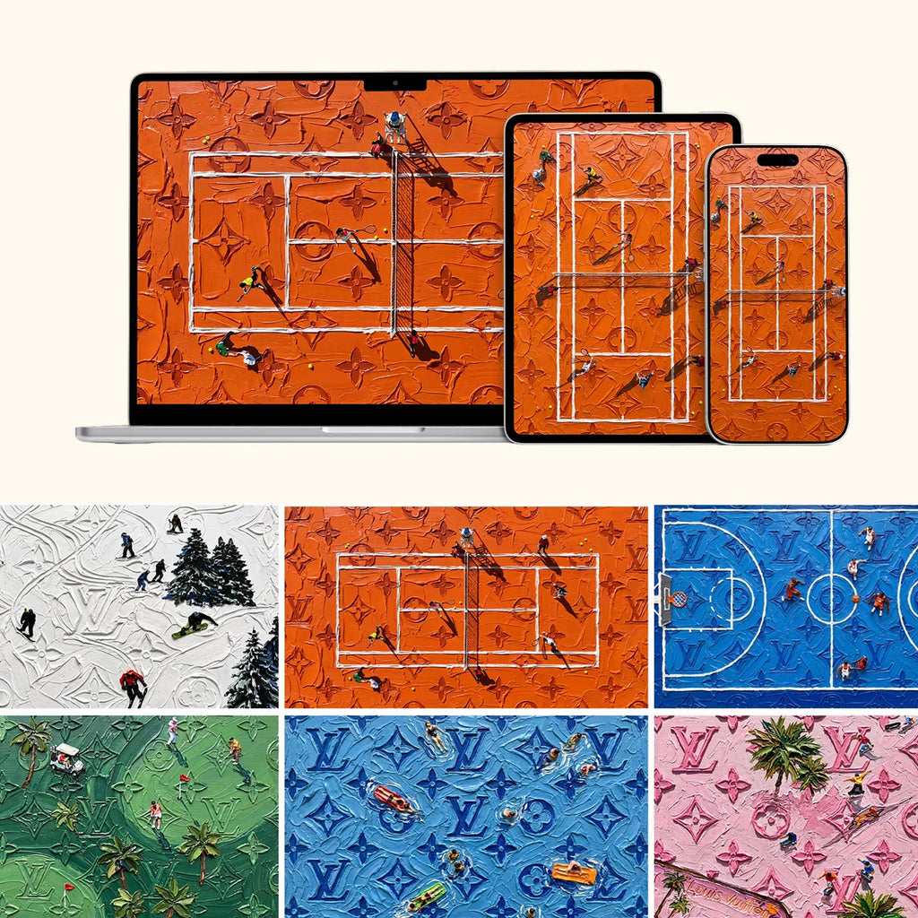 Pack de fonds d'écran Monogram Sports — Vol. 1 (Mobile & Ordinateur)