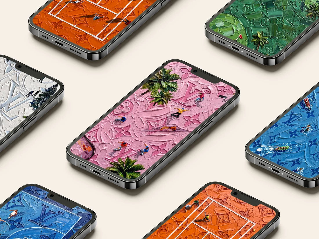 Pack de fonds d'écran Monogram Sports — Vol. 1 (Mobile & Ordinateur)