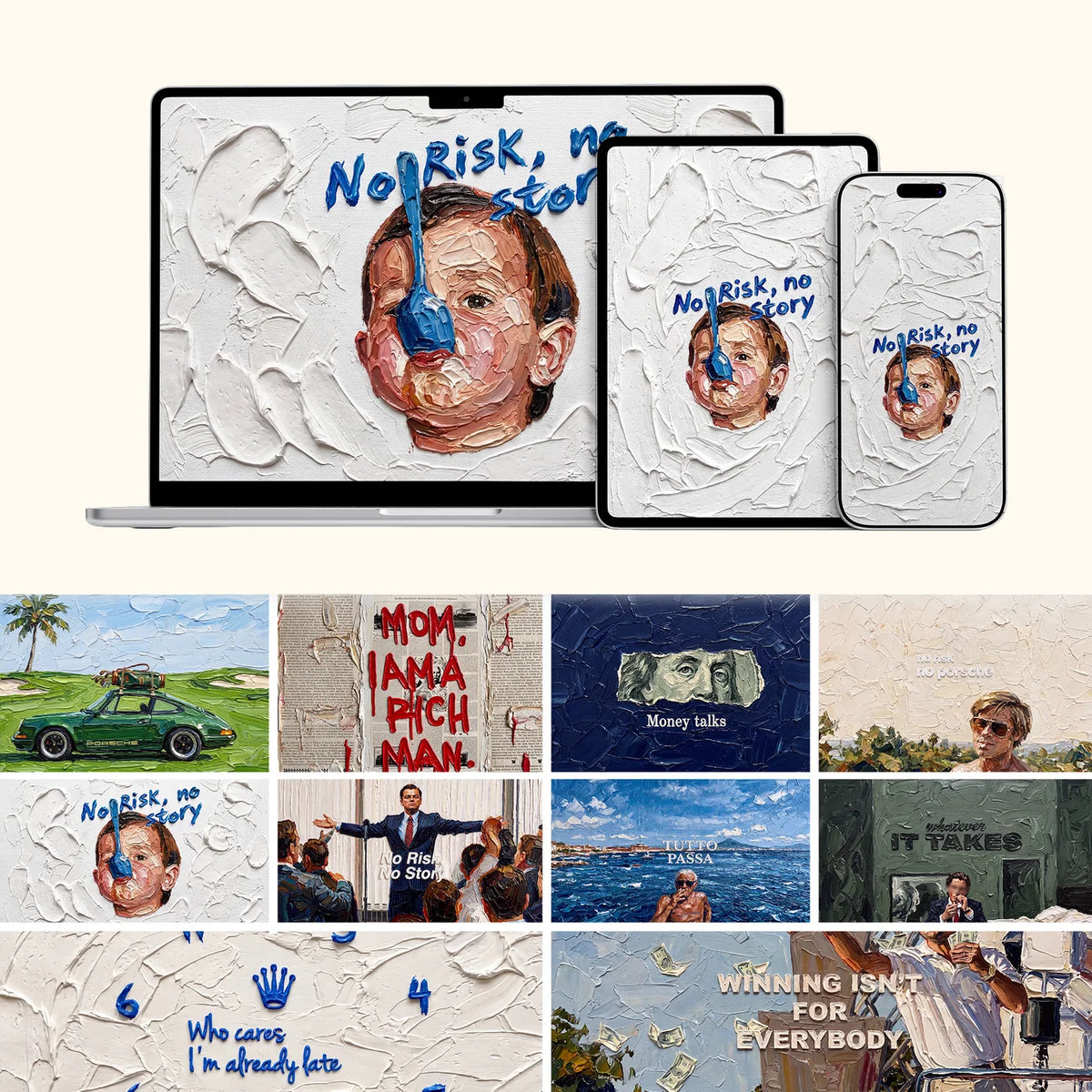 Pack de fonds d'écran Tout-en-Un — Collection complète (Téléphone & Bureau)